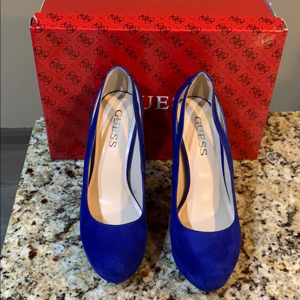 Guess Cherie Blue Pumps